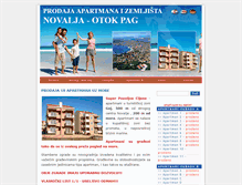 Tablet Screenshot of prodaja-apartmana.info